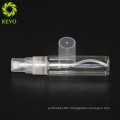 12ml aluminum perfume bottle color empty cosmetic glass clear glass bottles with screw cap